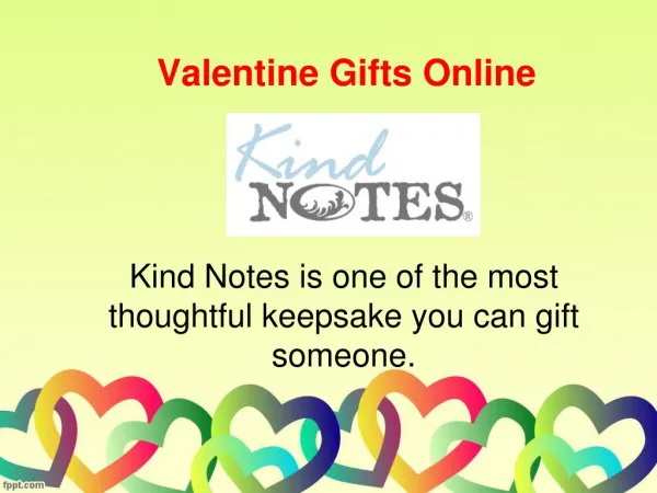 Valentine Gifts Online | Kindnotes.com