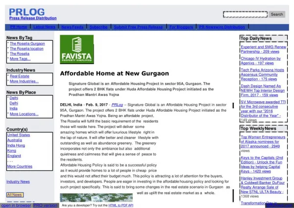 The Roselia Gurgaon Affordable Property
