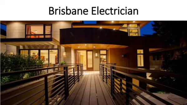 Brisbane Electrician