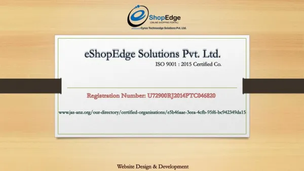 eShopEdge - Online Shopping Portal