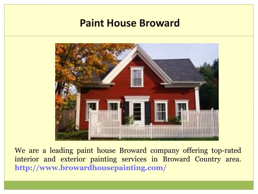 paint house broward