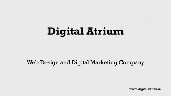Web Design | Digital Marketing Company - Digital Atrium