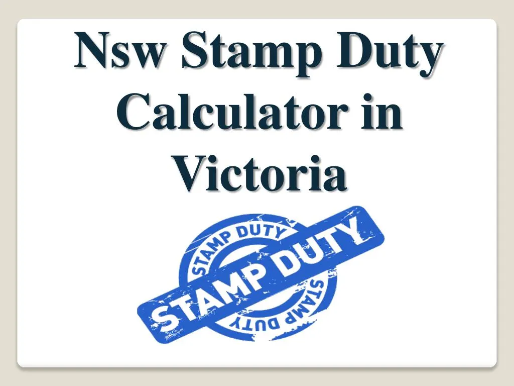 nsw stamp duty calculator in victoria