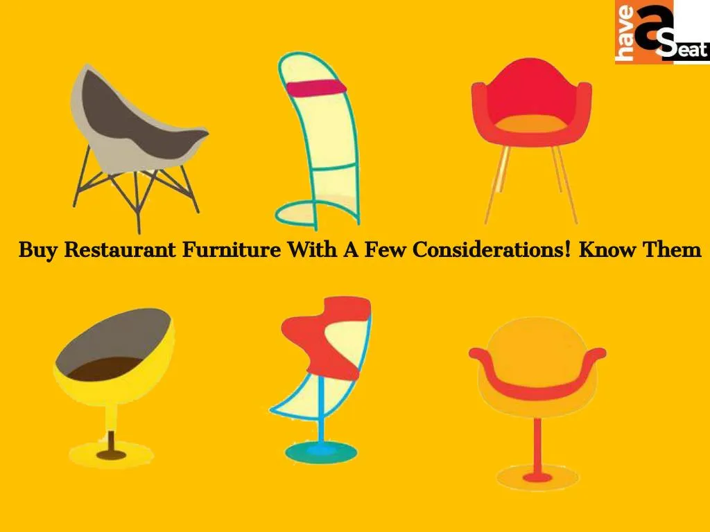 buy restaurant furniture with