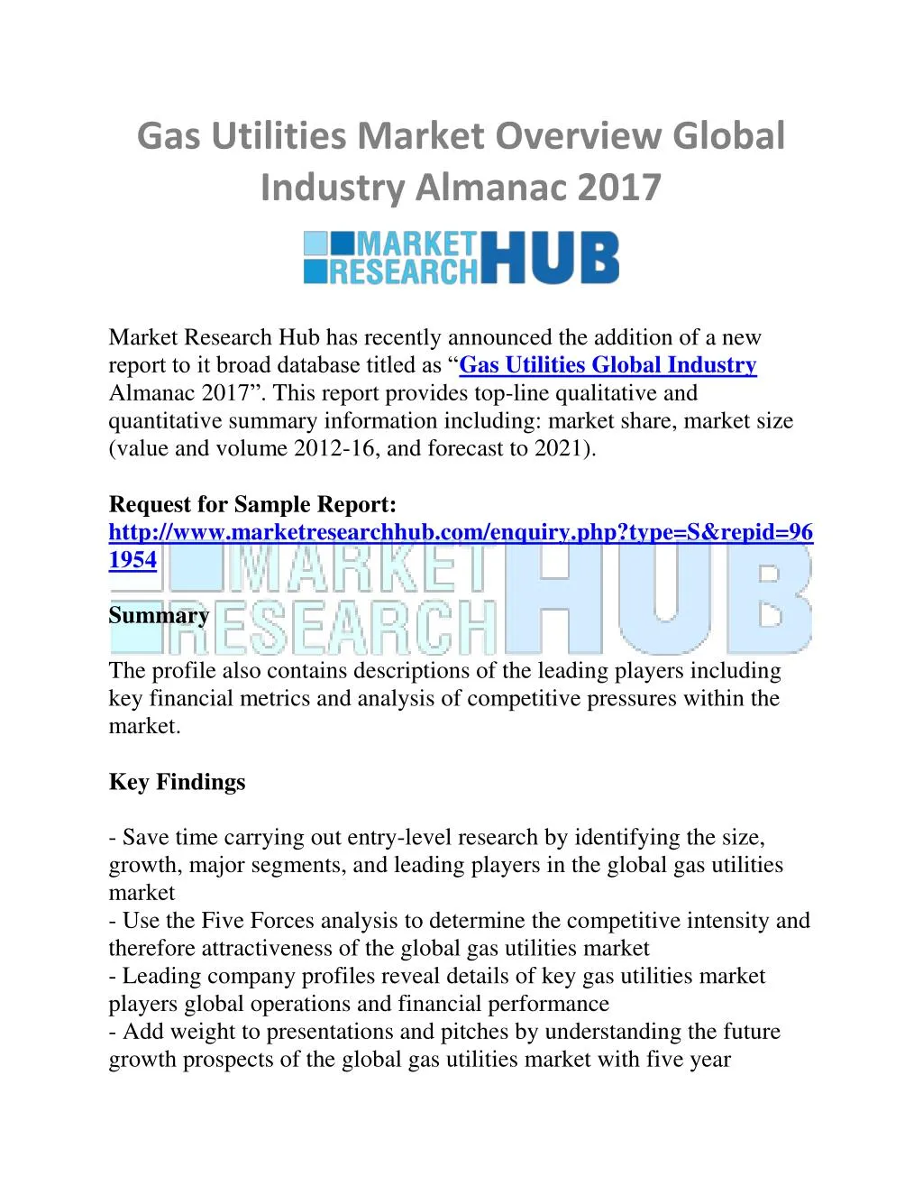 gas utilities market overview global industry