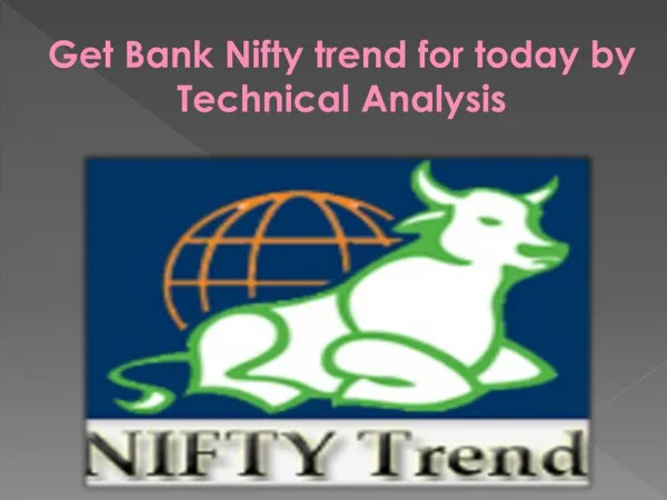 Get Bank Nifty trend for today by Technical Analysis