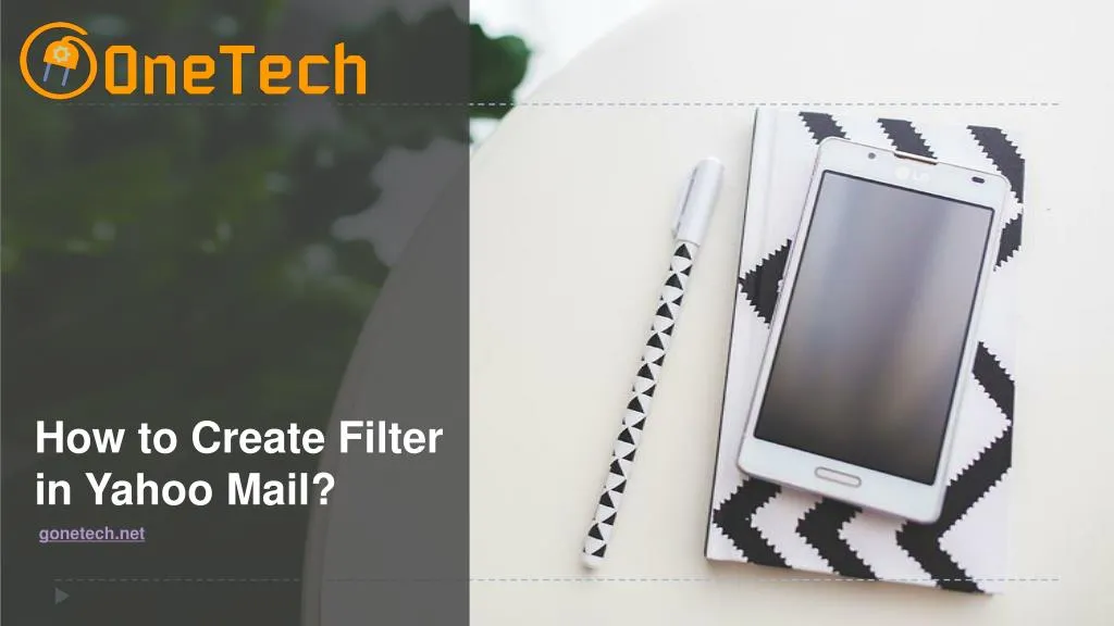 how to create filter in yahoo mail