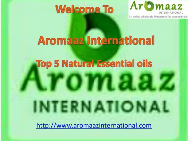 Buy online Top 5 Natural Essential Oils