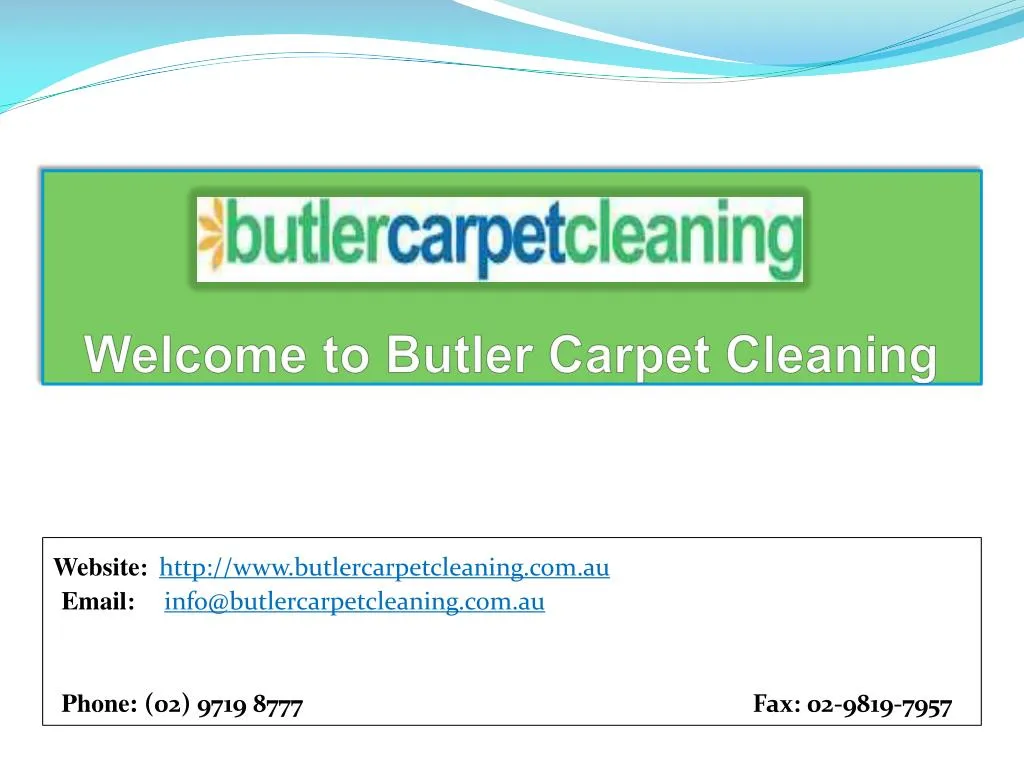 welcome to butler carpet cleaning