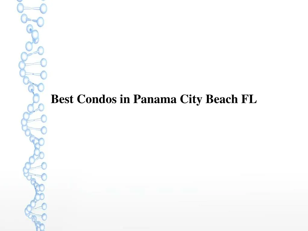 best condos in panama city beach fl
