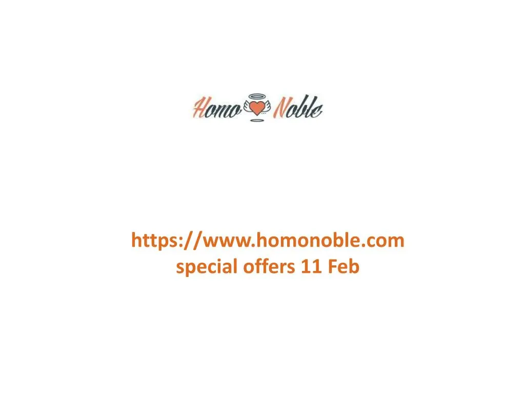 https www homonoble com special offers 11 feb