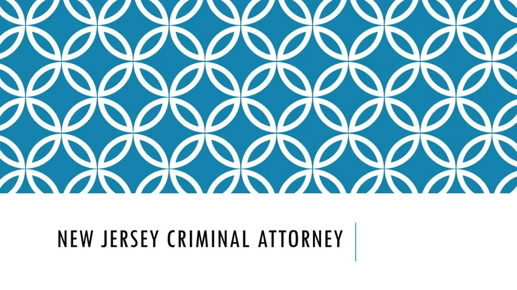 new jersey criminal attorney