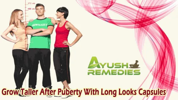 Grow Taller After Puberty With Long Looks Capsules