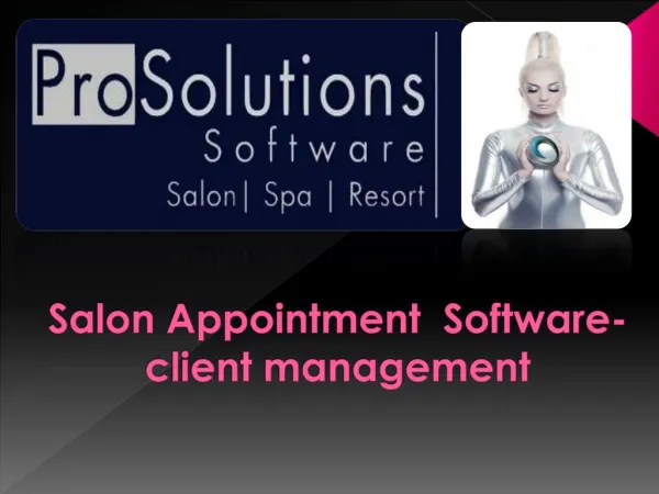 Salon Appointment Software-client management