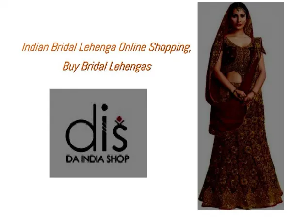Bridal Indian Lehengas Inspiration for 2017 Bride