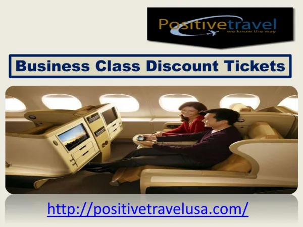 Different Business Class Discount Tickets