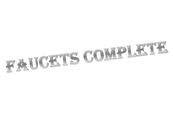 faucets complete
