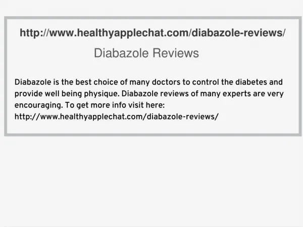 http://www.healthyapplechat.com/diabazole-reviews/