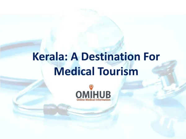 Medical Scenario in Kerala