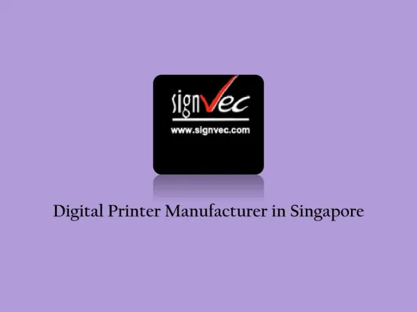 Direct Digital Printer