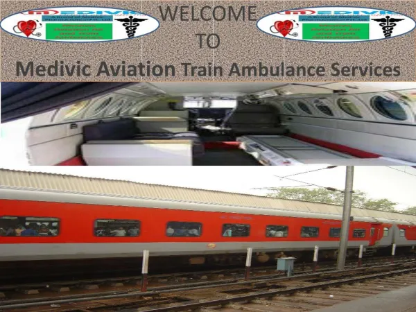 24*7 hours ICU Facilities Train Ambulance Services in Allahabad by Medivic Aviation