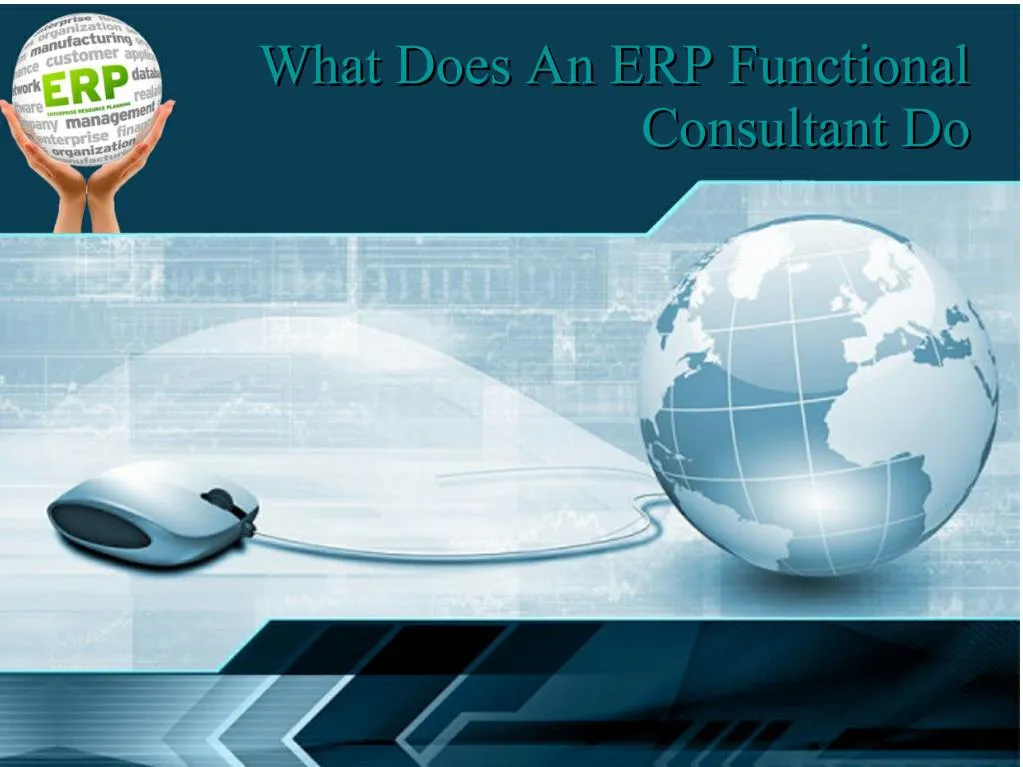 what does an erp functional what does