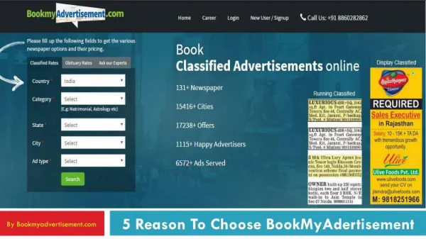 5 reason to choose BookMyAdvertisement
