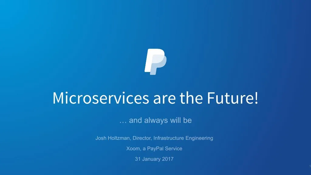 microservices are the future