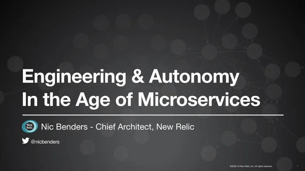 engineering autonomy in the age of microservices
