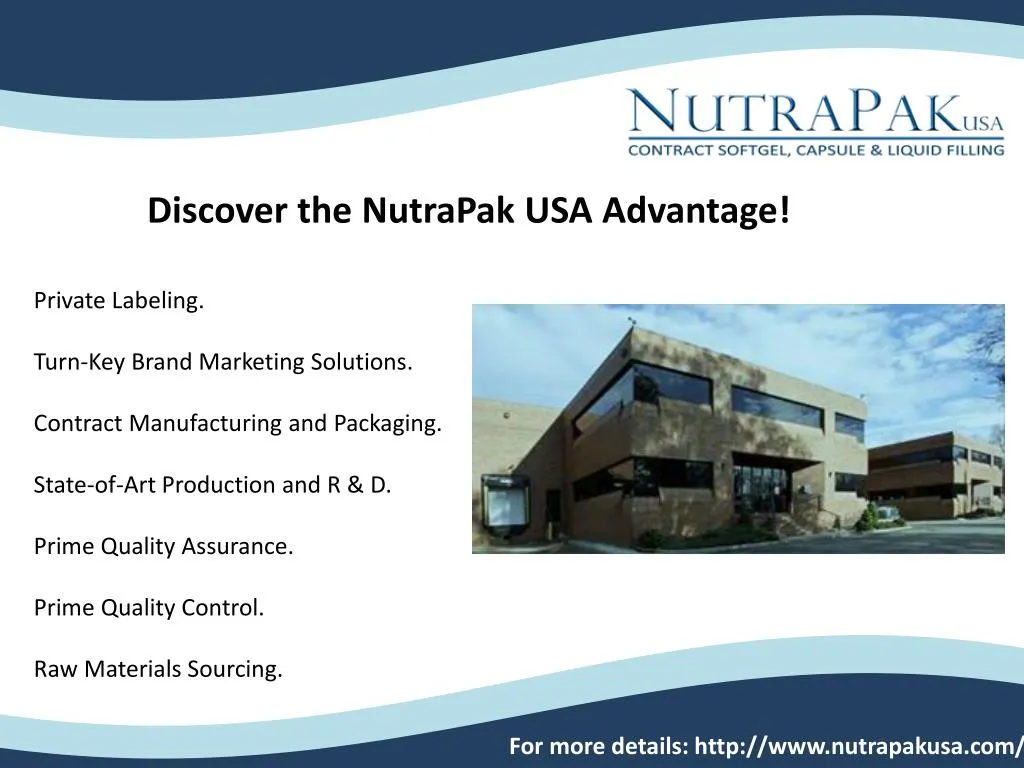 discover the nutrapak usa advantage
