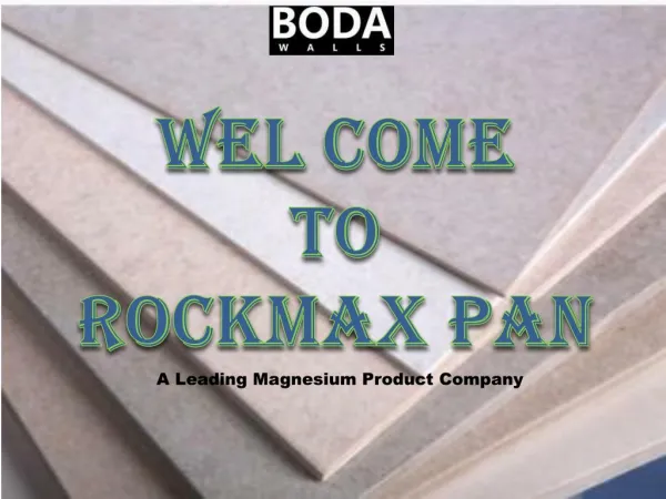 RockMaxPan Greenspan Magnesium Oxide Board