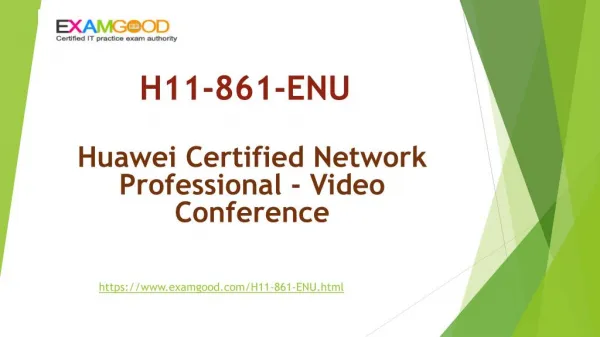 ExamGood Huawei HCNP-VC H11-861-ENU Exam Questions