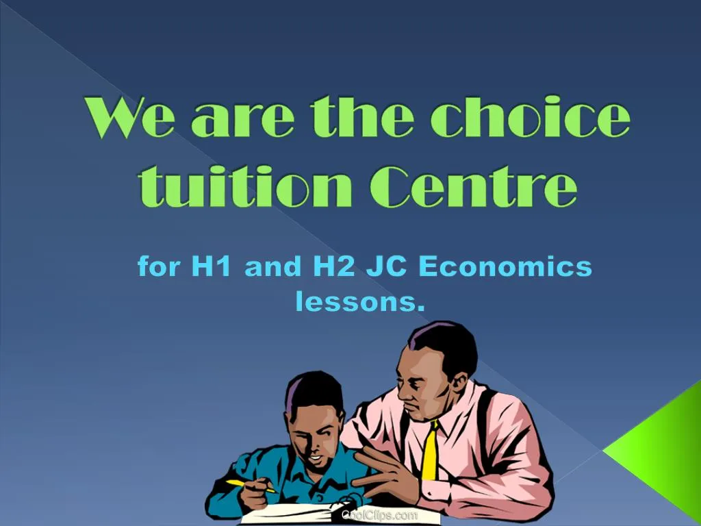 we are the choice tuition centre