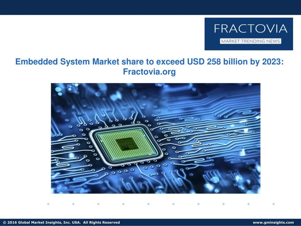 embedded system market share to exceed