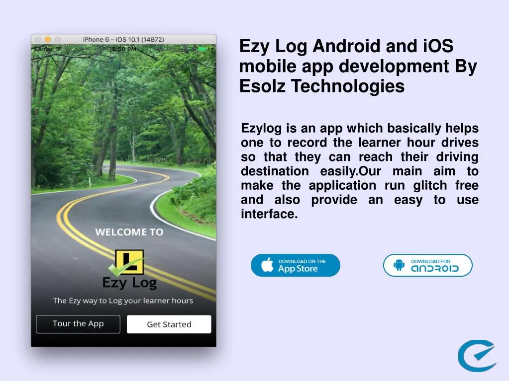 ezy log android and ios mobile app development