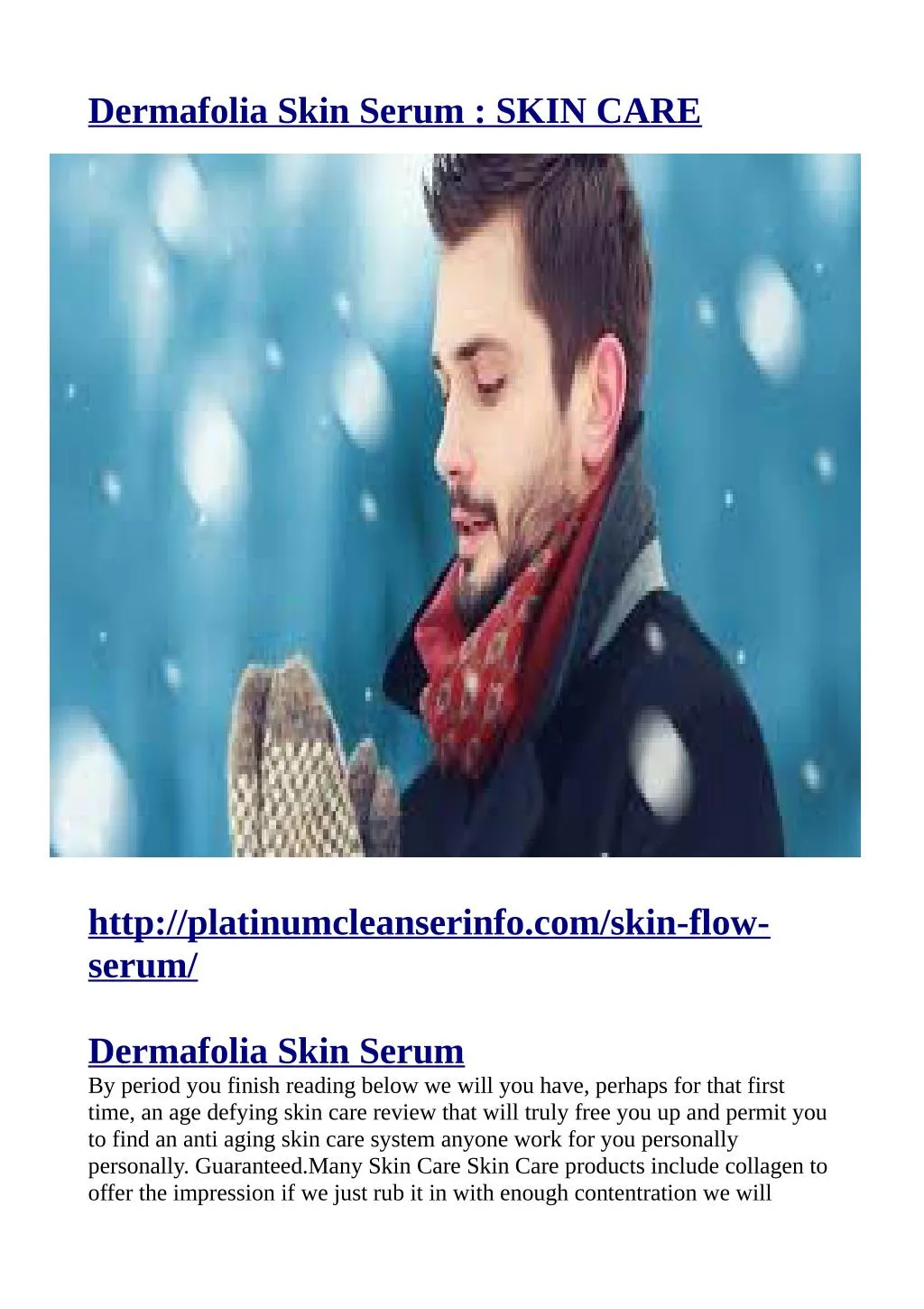 dermafolia skin serum skin care
