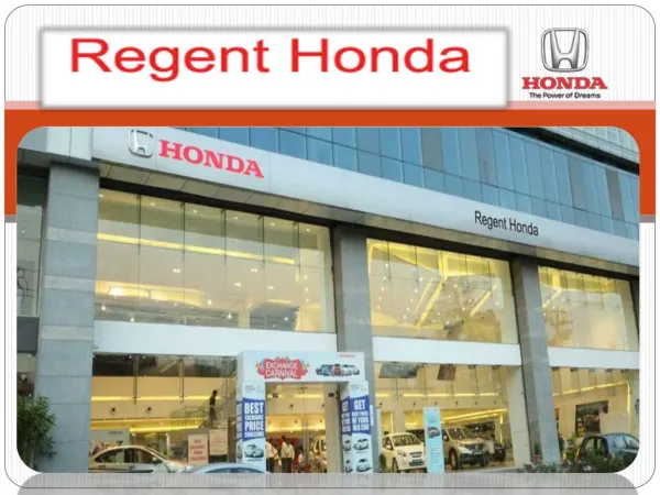 Honda car on road price in Mumbai - Regent Honda