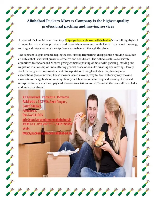 Allahabad Packers Movers