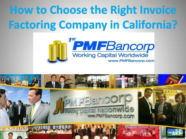 How to Choose the Right Invoice Factoring Company in California?