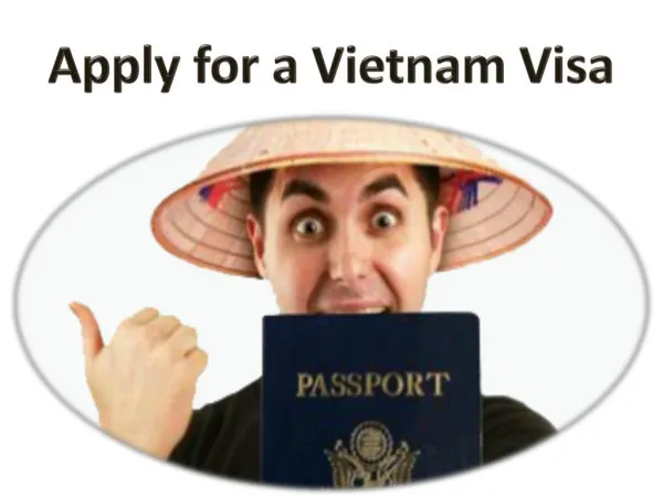 Apply for a vietnam visa