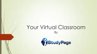 Your Virtual Classroom | Study Page - slide 1