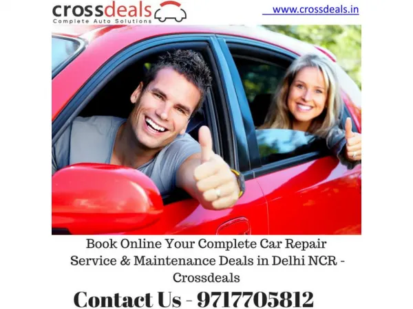 Book Your Car Service Deals in Delhi NCR - Crossdeals