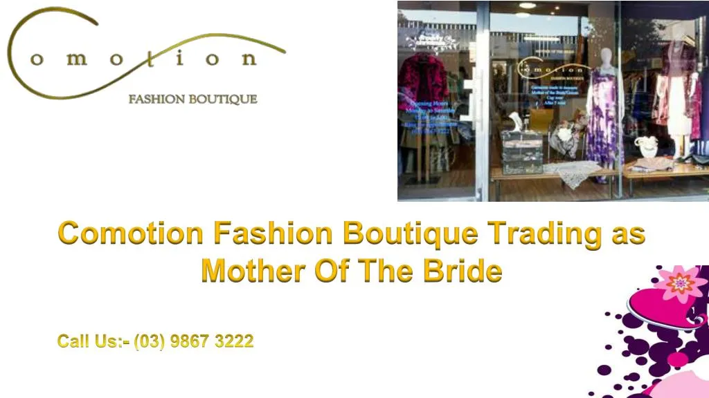 comotion fashion boutique trading as mother