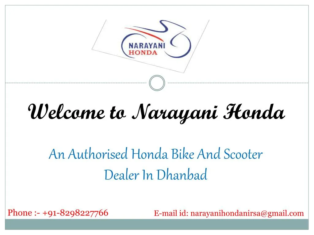 welcome to narayani honda