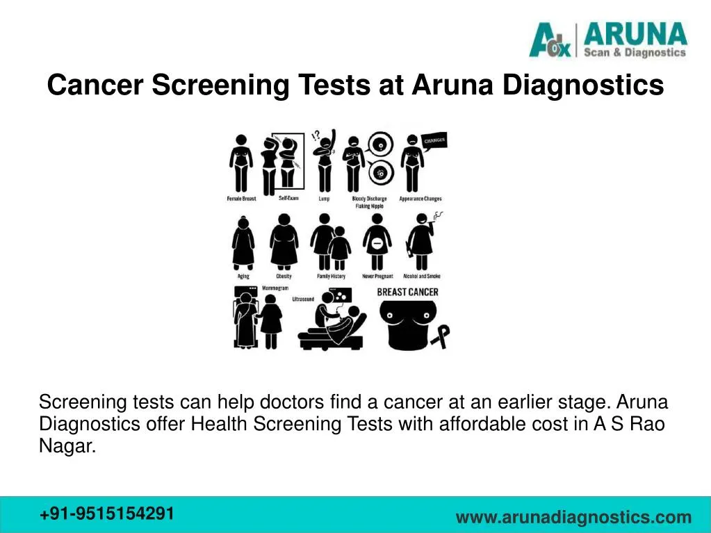 cancer screening tests at aruna diagnostics