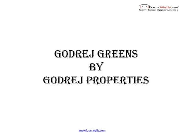 Godrej Greens offers 2bhk & 3bhk Newly Launched Flats in Undri Pune by Godrej Properties