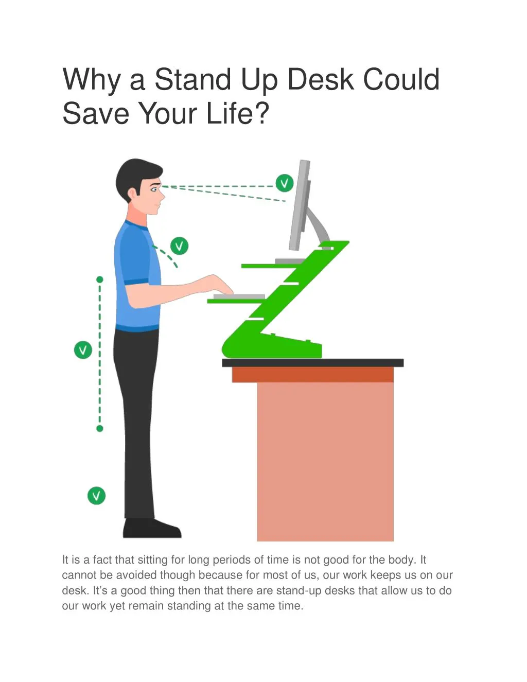 why a stand up desk could save your life