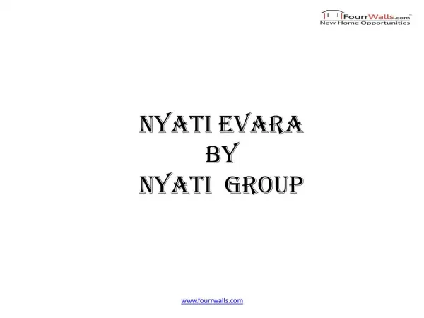 Nyati Evara offers 2bhk & 3bhk Under Construction Flats in Undri Pune by Nyati Group