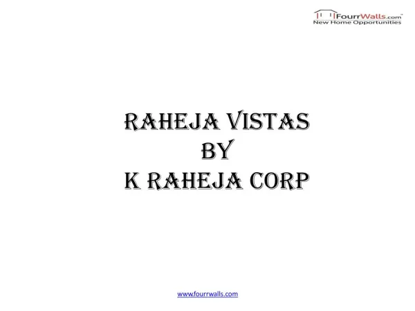 Raheja Vistas Premiere offers 2bhk & 3bhk Under Construction Flats in NIBM Pune by K Raheja Corp