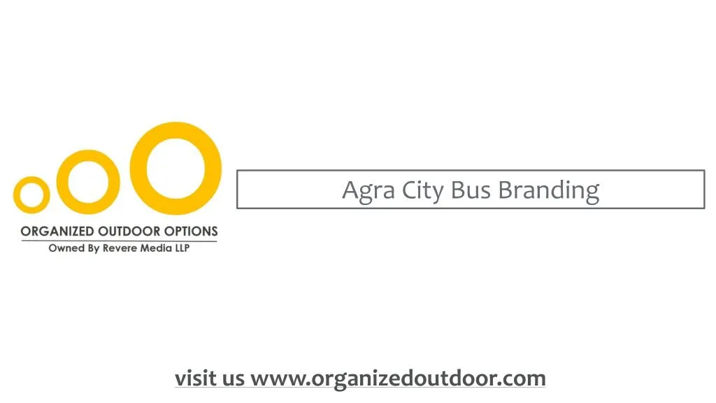 agra city bus branding